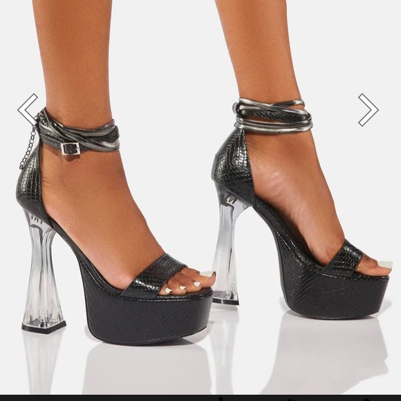 NWB Dolls Kill Poster Girl Afterparty Platform Heels - Picture 6 of 17